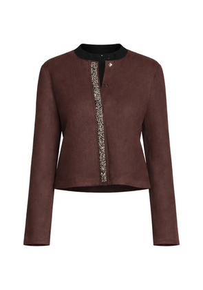 Betty Barclay embellished trim knitwear - Brown