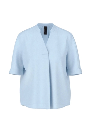 MARCCAIN short-sleeved blouse - Blue