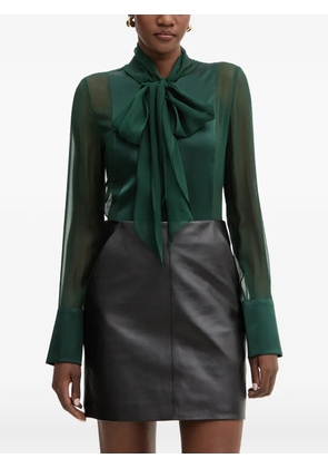 Retrofete tie-detail blouse - Green