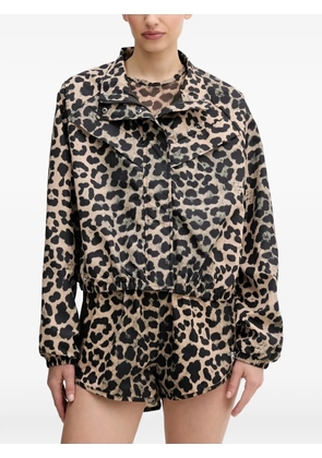 P.E Nation leopard-print jacket - Neutrals