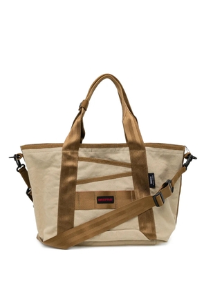 Comme des Garçons Homme logo-patch tote bag - Neutrals