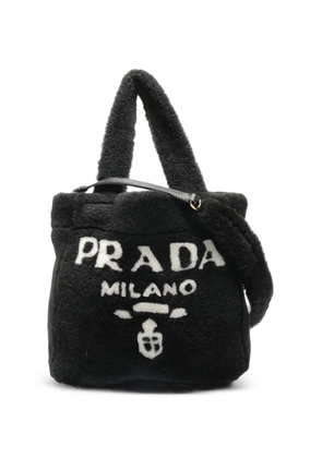 Prada Pre-Owned shearling handbag - Black