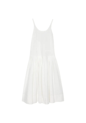 St. Agni pleated midi dress - White