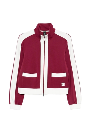 MARCCAIN zip-fastening sweatshirt - Red