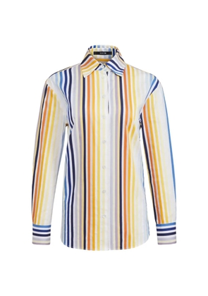 Toccin Brennan striped boyfriend cotton shirt - White