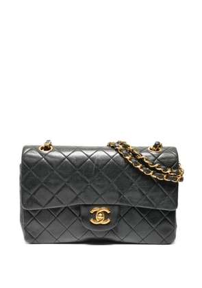 CHANEL Pre-Owned 1985-1991 quilted chain shoulder bag - Black