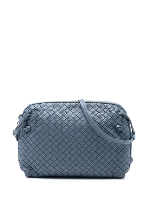 Bottega Veneta Pre-Owned 2012-2025 Nappa Intrecciato Nodini crossbody bag - Blue