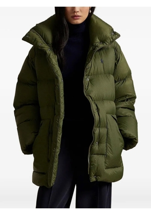 Polo Ralph Lauren logo-detail quilted coat - Green