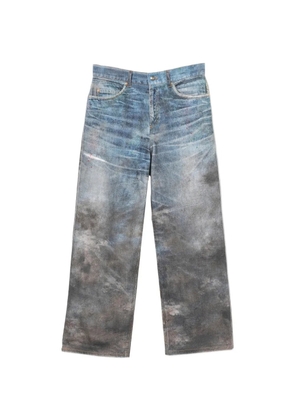 Andersson Bell Festival mud-print jeans - Blue