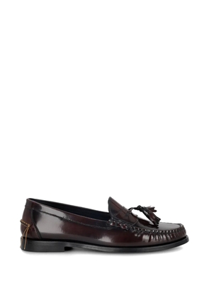 Fortela Sophie tassel leather loafers - Brown