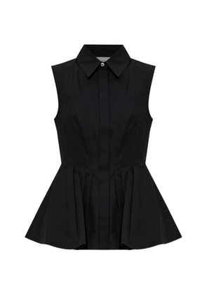 Sportmax Certosa pleated-detail shirt - Black