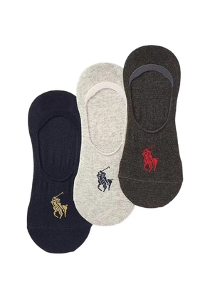Polo Ralph Lauren logo-print socks - Grey