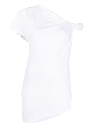 Alexander McQueen asymmetric knotted top - White