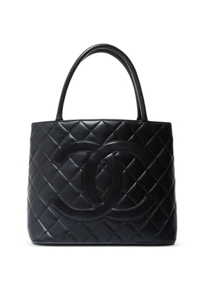 CHANEL Pre-Owned 1991-1994 Medallion quilted tote bag - Black