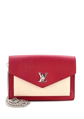 Louis Vuitton Pre-Owned Mylockme Chain Pochette Leather clutch bag - Neutrals