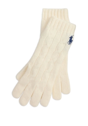 Polo Ralph Lauren cable-knit gloves - Neutrals