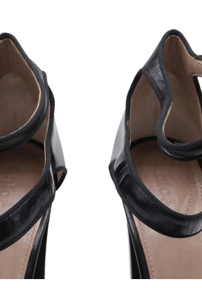 Chloé Vintage Natalia double strap leather sandals - Black