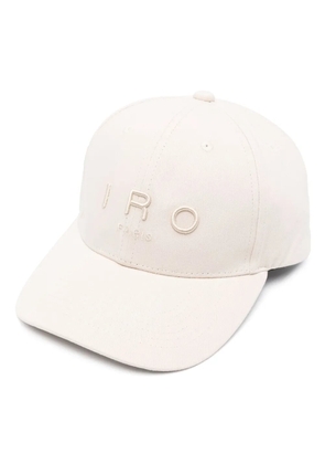 IRO logo-embroidered cotton cap - Neutrals