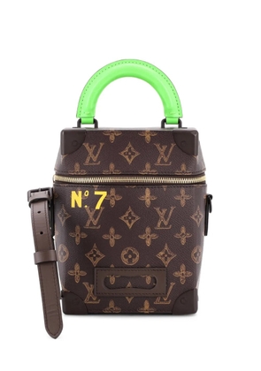 Louis Vuitton Pre-Owned Vertical Box Trunk Bag No.7 Trunk L'Oeil Vintage Monogram Canvas crossbody bag - Brown
