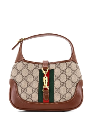 Gucci Pre-Owned Jackie 1961 GG Coated Canvas Mini hobo bag - Brown