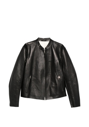 TOM FORD zip-fastening leather jacket - Black