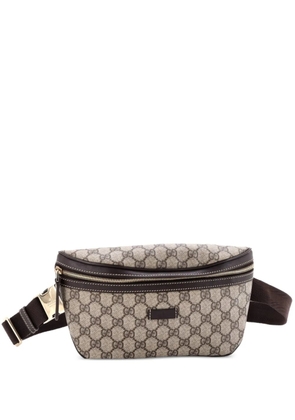 Gucci Pre-Owned GG Coated Canvas with Leather Small belt bag - Brown