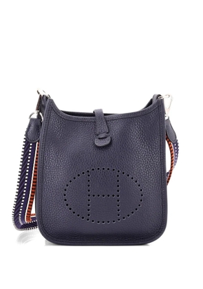 Hermès Pre-Owned Evelyne Bag Gen III Clemence TPM crossbody bag - Blue