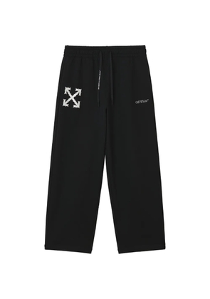 Off-White logo-print track pants - Black