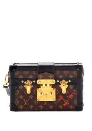 Louis Vuitton Pre-Owned Petite Malle Handbag Monogram Canvas clutch bag - Black