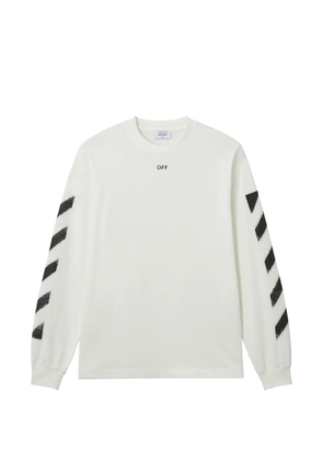 Off-White Diag-stripe-print sweatshirt - Neutrals