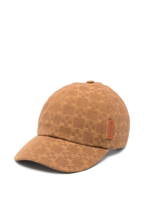 SANDRO geometric panelled cap - Brown