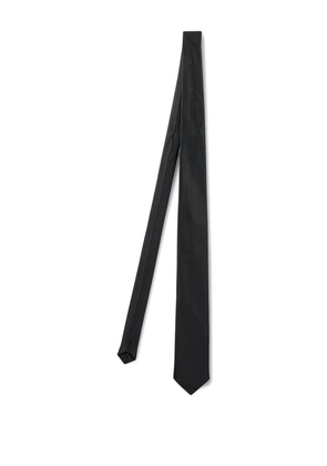 SANDRO leather tie - Black