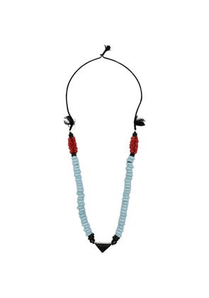 Toga beaded necklace - Blue
