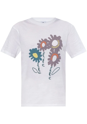PS Paul Smith floral-print T-shirt - White