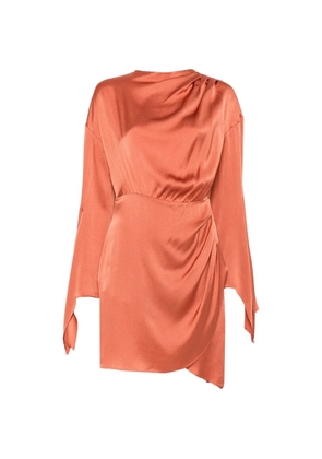 Semicouture long-sleeve mini dress - Orange