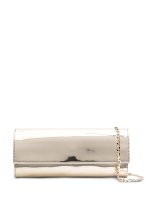 Castagna metallic leather clutch - Gold