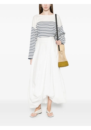 C.T.PLAGE striped sweater - White