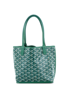 Goyard Pre-Owned Anjou Reversible Tote Coated Canvas Mini satchel - Green