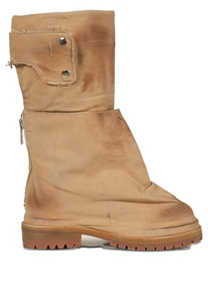 424 zip-up boots - Neutrals