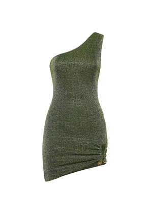 Oséree one-shoulder ruched dress - Green