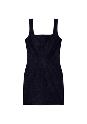 Calvin Klein square-neck mini dress - Blue