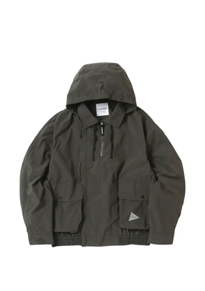 and Wander layered cargo jacket - Grey