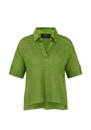 MARCCAIN V-neck knitted top - Green