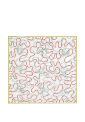 Vivienne Westwood patterned scarf - White