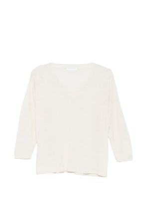 Majestic Filatures V-neck T-shirt - Neutrals