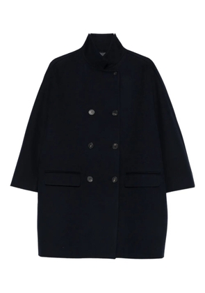 Alberto Biani double-breasted coat - Blue