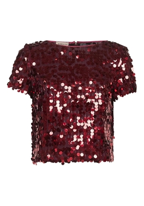 Blanca Vita sequin-embroidered top