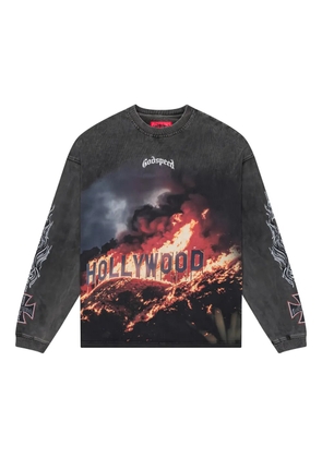 GODSPEED Hollywood inferno long-sleeve thermal sweater - Grey