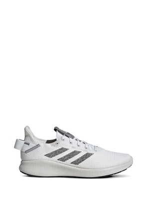 adidas sensebounce stripe sneakers - White