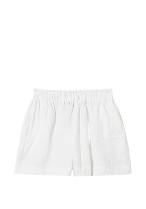 TWINSET elastic-waistband shorts - White